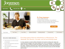 Tablet Screenshot of gregjorgensen.com